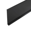 Listwa przypodłogowa czarna LP80 RAL9005 Creativa 2,5 m